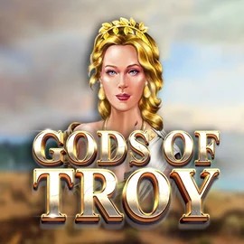 Gods of Troy logo – Slots by Red Tiger Gaming at Happyjokers Casino