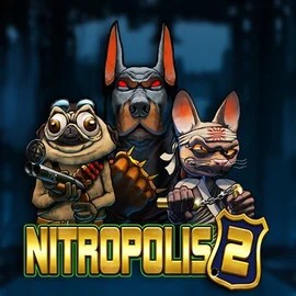 Official Slots logo: Nitropolis 2 by ELK Studios at Happyjokers Casino